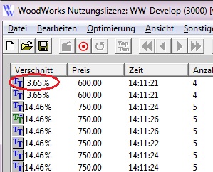 woodworks TopTen-Liste TopTen-List Hinweis